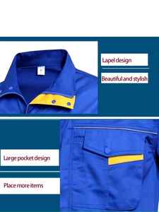 Ropa de Mecánico Personalizada de Fábrica, Chaqueta y Pantalones de Trabajo Reflectantes y Retardantes de Llama Unisex, Trajes de Trabajo para Pintores, Hombres y Mujeres - Product Image 5