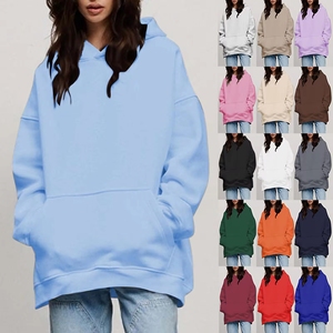 Sudadera con capucha para mujer, diseño personalizado, estampado de tela pesada, sudaderas con capucha, bordado de peso pesado, chándales para mujer, Sudadera con capucha para mujer - Product Image 3