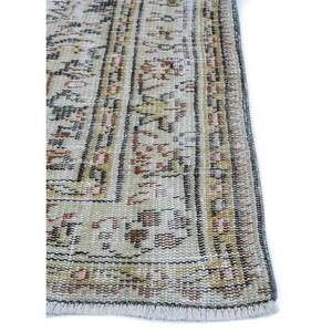 พรมขนสัตว์ถักมือสไตล์วินเทจ สีเบจและสีน้ำตาล ลายเหรียญแบบนามธรรม รูปทรงสี่เหลี่ยมผืนผ้า สำหรับบ้านและห้องนั่งเล่น พรมปูพื้นทางเดิน-Pae-362 - Product Image 4