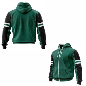 เสื้อฮู้ดมีซิปที่สามารถปรับแต่งได้พร้อมเสื้อแขนยาวที่ทนทานดีไซน์แนวสตรีทสำหรับทุกวัยการพิมพ์ดิจิตอลสำหรับฤดูหนาว - Product Image 3