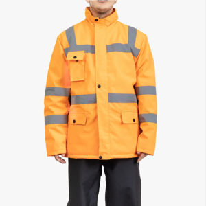 High Visibility Customizable Workwear Vest Breathable Comfortable Jacket Reflective <b>Strips</b> Logo Safety Support Bulk Supply - Product Image 1