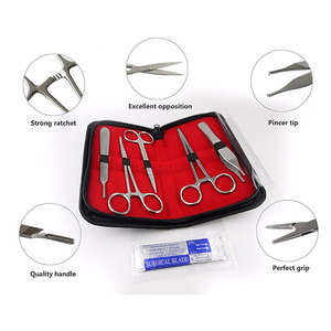 Kit de pratique de suture de la meilleure qualité, kits de suture chirurgicale médicale Kits de dissection pour étudiants kit de suture, instrument médical - Product Image 4
