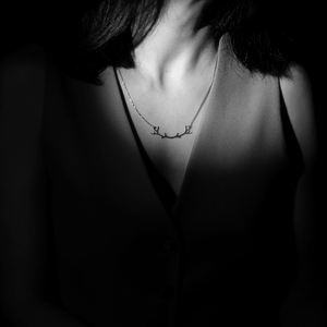 Cerf bois Buckhorn collier à breloques bijoux en argent uni en gros turc 925 bijoux en argent Sterling - Product Image 4