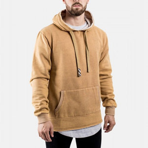 Hot New Arrival 100% Cotton Acid Wash Distress Hoodie Cómoda Moda Pocket Style Best Seller para el invierno - Product Image 4