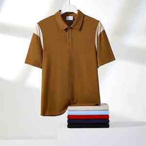 Manufacturers Custom High Quality 160 Grams Oversized Short Sleeves <b>Polo</b> <b>Neck</b> 100%cotton <b>T</b>-<b>shirt</b> - Product Image 3