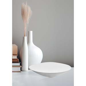 Plato decorativo puro 38x36x10 cm Diseño elegante para decoración del hogar o la oficina - Product Image 2