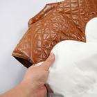 Gilet en cuir marron sans col 2025-Gilet en peau de mouton véritable-Vestes décontractées sans manches Gilet d'hiver-Unisexe - Product Image 3