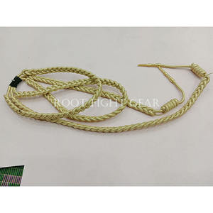 Aiguillettes en mylar doré de haute qualité, de premier ordre, pour accessoires d'uniformes tactiques, pièce décorative - Product Image 1