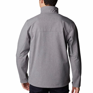Veste Softshell matelassée d'hiver pour homme, imperméable, coupe-vent, pour la randonnée, le camping, le ski, vêtements de sport, col montant, logo sur le devant - Product Image 2