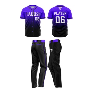 2025 Latest Adult <b>Baseball</b> Team Uniforms Customized <b>Baseball</b> Jerseys <b>Set</b> Premium Stitching 100% Polyester Breathable - Product Image 4