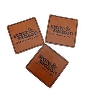 Parches de Cuero Personalizados para Sombreros, Chaquetas y Bolsos, Etiquetas con Logotipo Grabado, Etiquetas de Marca Duraderas - Product Image 1
