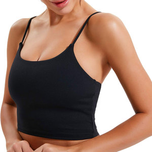 Custom women sports bra breathable stretch fabric oem yoga gym fitness <b>top</b> with logo printing activewear private label apparel - Product Image 1