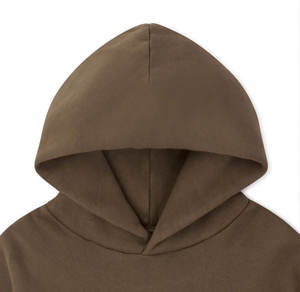 High Quality Custom Pullover Hoodie Streetwear 100% Cotton Heavy Premium Unisex Men Heavyweight 3D Embossed Hoodies for Man - Product Image 5