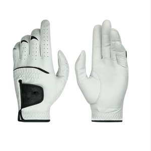 Vente en gros de gants de golf Cabretta en cuir véritable de qualité supérieure pour hommes avec logo personnalisé respirant au design doux pour gaucher - Product Image 3