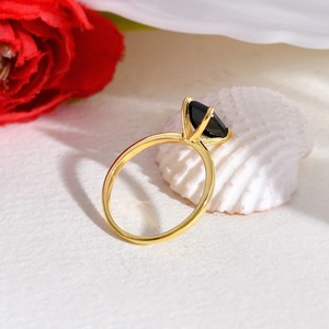 New Arrival Labradorite <b>Ring</b> Oval 8x12mm Yellow Gold Vermeil <b>Statement</b> Fine Gemstone <b>Ring</b> Engagement Wedding Jewelry <b>For</b> <b>Women</b> - Product Image 6