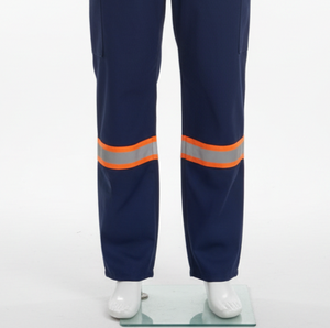 Combinaison pour hommes à manches courtes, en tissu mélangé, avec fermeture éclair et poches - Product Image 4