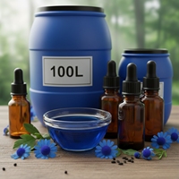 Hydrolat de Camomille Bleue Pur Naturel Hydrodistillé - Certifié GMP 100% Pur Eau Florale de Camomille pour le Visage
