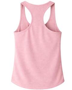 Débardeur dos nageur rose personnalisé pour femme, sans manches, col rond, extensible et doux, idéal pour l'entraînement, le fitness, la gym et l'été - Product Image 4