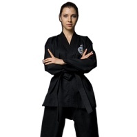 Uniformes de karaté en toile confortables et personnalisables (unisexe) - Product Image 4