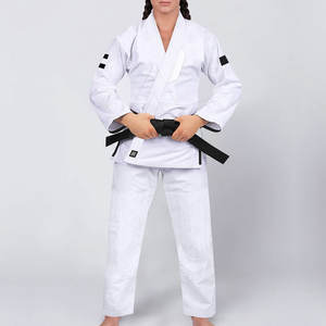Jiu jitsu kimono niños y adultos Karate tela de algodón transpirable Judo traje para competición y entrenamiento Taekwondo Karate traje - Product Image 2