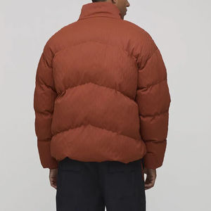 Manteau coupe-vent bouffant imperméable décontracté Street Winter pour hommes Logo personnalisé avant Design réversible - Product Image 3