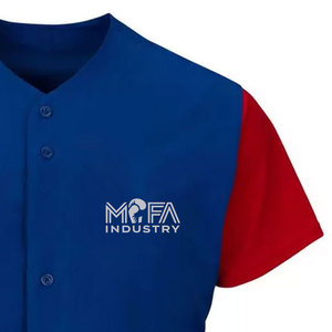 Conjunto de uniforme de béisbol y softbol transpirable de alta calidad unisex, ropa de equipo personalizable para adultos a la venta. - Product Image 5