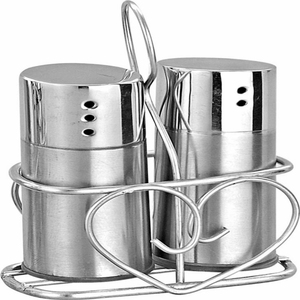 Fancy Home Dinner Tabletop Tarro de sal y pimienta Más alta calidad Acero inoxidable Color cobre Sal y pimienta Tarro Mesa Juego de especias - Product Image 2