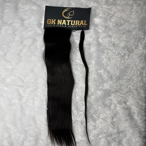 Clip-In Ponytail Weaving Wavy Texture cheveux naturels pour filles et femmes - Product Image 4