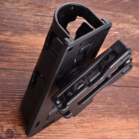 Étui de ceinture tactique extensible en ABS de haute qualité pour bâton, rotation à 360 degrés, ouverture supérieure, pour défense personnelle