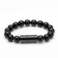 Perle couleur Pure Bracelet câble USB chargeur de téléphone portable universel pour iPhone Micro USB Type C synchronisation données cordon de charge rapide