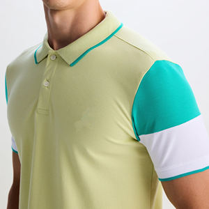 Nouveauté T-shirt polo pour hommes avec logo personnalisé de haute qualité vente en gros de chemises avec broderie décoration tissu solide - Product Image 2