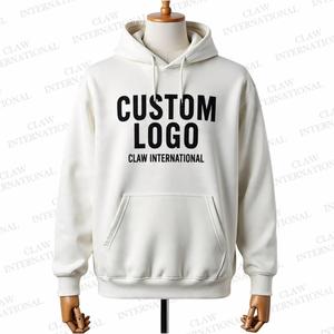 Surdimensionné Hommes Premium 100% Coton À Capuche Respirant Thermique Pull Polaire Tissu Hiver Imprimer Motif Casual Wear En Gros - Product Image 3