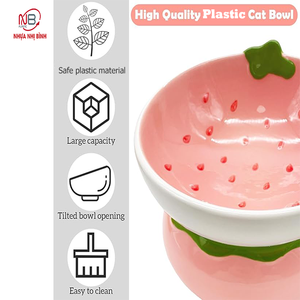 OEM Eco-Friendly Slow <b>Feeder</b> Dog Bowl Anti-Choking Anti-Spitting Plastic Cat Bowl for Small Medium Pets Premium Pet Supplies - Product Image 2