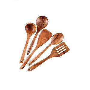 Utensilios de cocina para hotel Uso de catering Nuevo estilo clásico Cubiertos de madera Utensilios de cocina Catering Juego de cubiertos de madera usados - Product Image 6