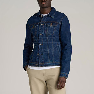 Top Selling Oversized Custom Made Men Jeans <b>Jacket</b> Latest Design <b>Cheap</b> Price OEM Service Men <b>Winter</b> <b>Jacket</b> - Product Image 4