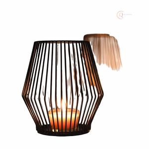 Support de bougie en métal décoratif en forme de lanterne |   Utilisation du Ramadan, imperméable et durable |   Améliore la beauté intérieure - Product Image 3