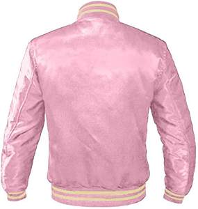 Veste en Satin Broderie Personnalisée Grec Fraternité et Sororité 100% Polyester Baseball Letterman Bomber Logo Personnalisable pour Hommes - Product Image 2