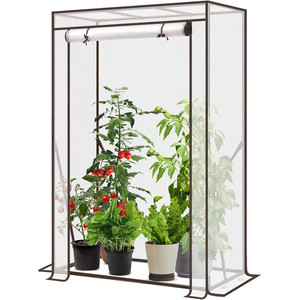 Túnel de Jardín Reforzado de PVC para Cultivo de Vegetales, Fácil de Montar, Túnel Interior para Tomates con Estructura de Madera y Hierro - Product Image 5