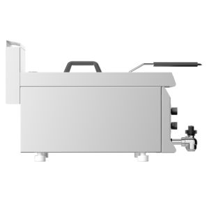 Friteuse à gaz professionnelle de comptoir - 8 litres - 6 kW - Manuelle - avec robinet de vidange - Product Image 6