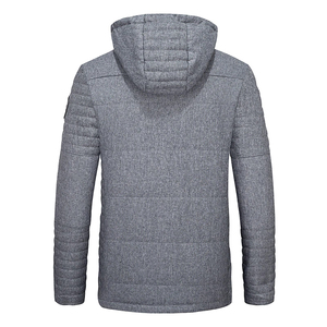 Chaqueta Acolchada de Lona con Capucha de Diseño Personalizado, Relleno Suave, para Hombre, Invierno, Acolchada, Moderna, Ropa Deportiva, Informal, Urbana - Product Image 2