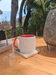 Tasses à thé et à café en céramique imprimées, couleurs mélangées naturelles, lavables au lave-vaisselle, avec motif de dessin animé, style classique, cadeau promotionnel Istanbul - Product Image 4