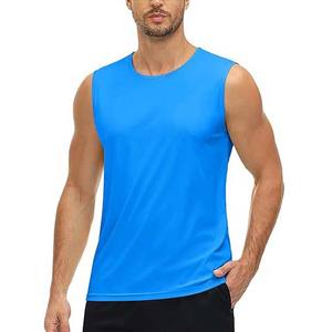 <b>Men</b> Undershirts Wholesale Price High Quality Sleeveless Custom <b>Men's</b> <b>Singlets</b> Cotton Breathable Gym Vest Training Tank Tops - Product Image 2