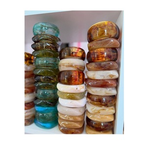 Elegant Resin Bangles Jewelry for Women Waterproof Customizable Lightweight Stylish Accessory for Daily Styling Business Gifts - Product Image 3