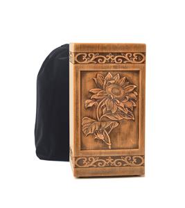 engmvwod Wooden <b>urns</b> <b>Ashes</b> <b>Human</b> Cremation Adult Wood <b>urn</b> Male dad Burial Large Female Men Adults Box (Sunflower 250lbs) - Product Image 1
