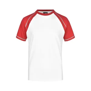 T-shirt promotionnel personnalisé pour homme, coupe raglan, pour merchandising - Product Image 4