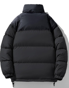 Vêtements d'extérieur de haute qualité en gros avec logo personnalisé Duffles Jackets Manteau matelassé à capuche à bulles isolé d'hiver pour hommes - Product Image 3