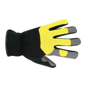 Gants de travail de mécanicien, gants de sécurité résistants à la chaleur avec écran tactile en cuir synthétique - Product Image 3