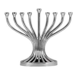 Elegante Chanukah Menorah/menorah Hanukkah Menorah Portavelas Menorah en precio al por mayor - Product Image 3