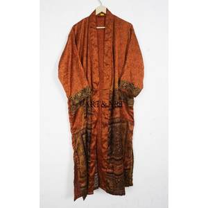 Kimono de Seda 100% de Alta Calidad, Estampado Elegante y Lujoso, Hermoso Patrón, Color y Logotipo Personalizables, Transpirable y Suave para Primavera - Product Image 4