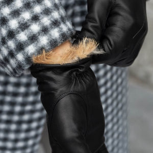 Gants de conduite en cuir classiques et durables, respirants et confortables, best-sellers, avec logo personnalisé - Product Image 4